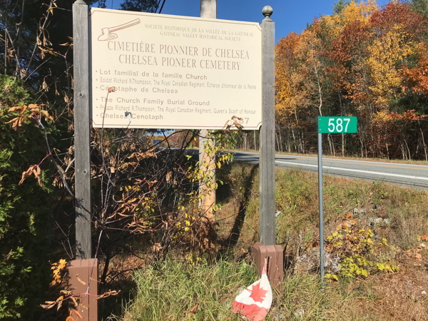 Cimetire Pionnier de Chelsea, Les Collines-de-l'Outaouais, Outaouais, Québec