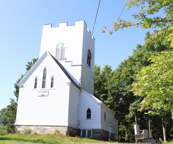 Cimetire Compton (alias St-James Anglican), Compton, Coaticook, Estrie, Québec