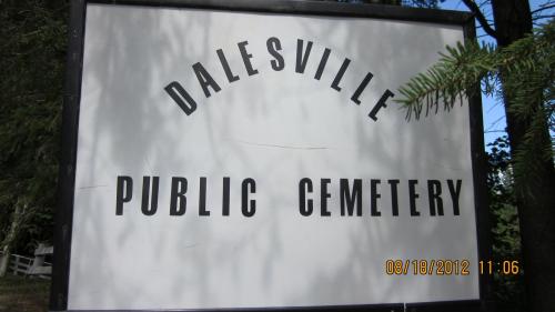 Cimetire Dalesville Public (alias Pine Hill), Dalesville, Brownsburg-Chatham, Argenteuil, Laurentides, Québec