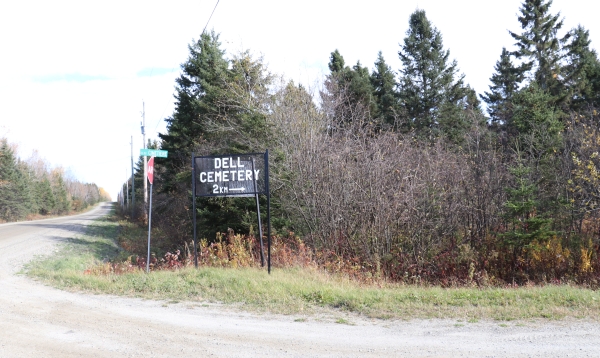 Cimetire de Dell, Milan, Le Granit, Estrie, Québec