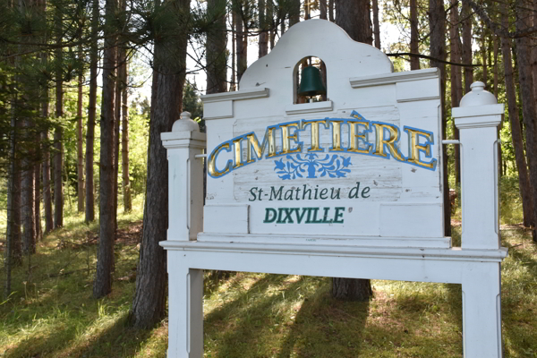 Cimetire St-Mathieu, Dixville, Coaticook, Estrie, Québec