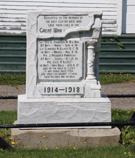 East-Clifton United Churchyard, St-Isidore-de-Clifton, Le Haut-Saint-Franois, Estrie, Quebec