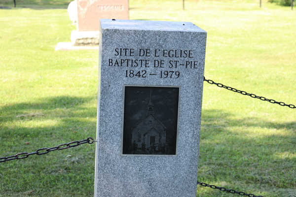 Emileville Baptist Cemetery (St-Pie), St-Pie, Les Maskoutains, Montrgie, Quebec