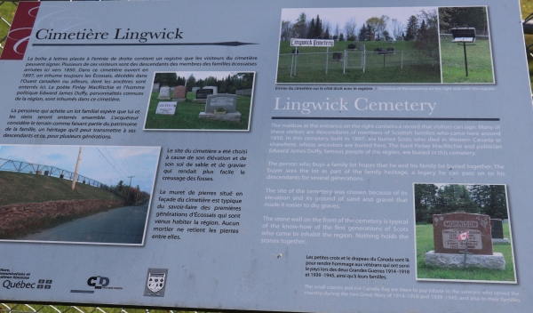 Gould Cemetery, Lingwick, Le Haut-Saint-Franois, Estrie, Quebec