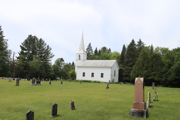 Cimetire St-John's Anglican, Hall, Bury, Le Haut-Saint-Franois, Estrie, Québec