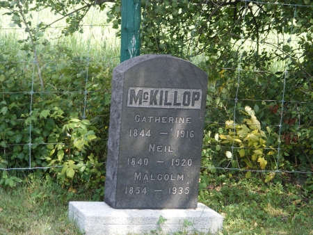 Cimetire familial McKillop, Inverness, L'rable, Centre-du-Qubec, Québec