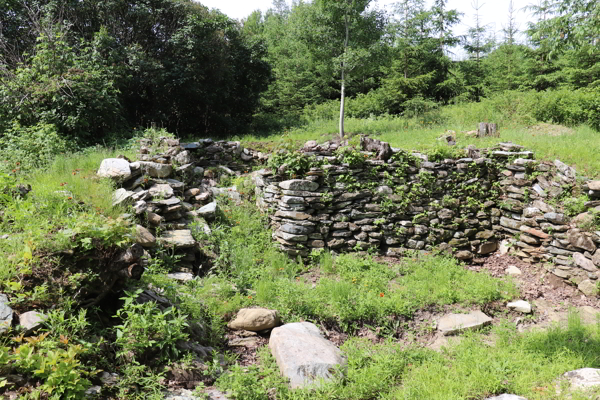 Ancien cimetire des 5 Cantons (alias Old Catholic), Kinnear's Mills, Les Appalaches, Chaudire-Appalaches, Québec