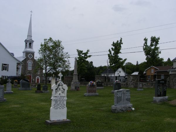 St-Eugne R.C. Cemetery, Lamartine, L'Islet, Chaudire-Appalaches, Quebec