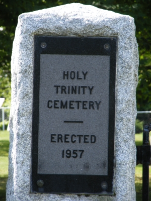 Cimetire Holy Trinity (Anglican), Maple Grove, Irlande, Les Appalaches, Chaudire-Appalaches, Québec