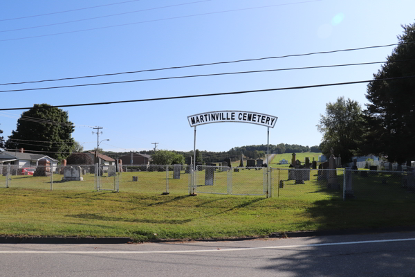 Cimetire protestant de Martinville, Coaticook, Estrie, Québec