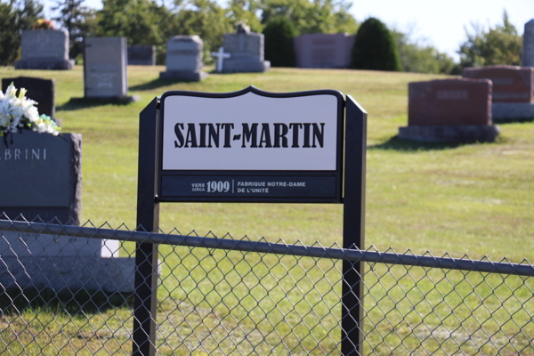 St-Martin R.C. Cemetery, Martinville, Coaticook, Estrie, Quebec