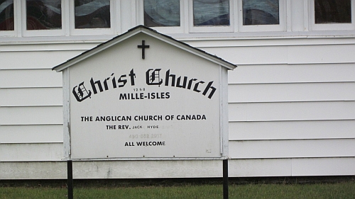 Cimetire Christ Church (Anglican), Mille-Isles, Argenteuil, Laurentides, Québec