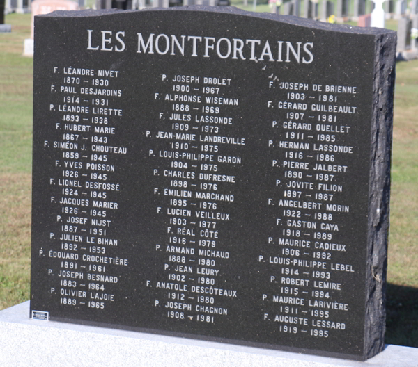 Montfortains Cemetery, Nicolet, Nicolet-Yamaska, Centre-du-Qubec, Quebec