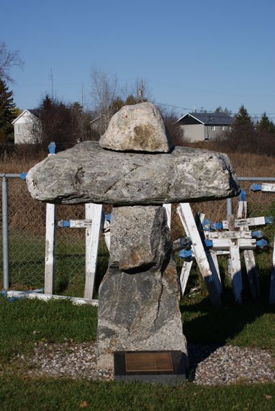 Atshikash Cemetery, Mashteuiatsh, Le Domaine-du-Roy, Saguenay-Lac-St-Jean, Quebec