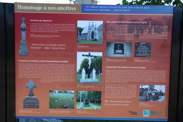 Crypte de l'glise La-Visitation-de-la-Sainte-Vierge, Pointe-du-Lac, Trois-Rivires, Mauricie, Québec