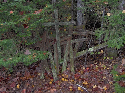 Ancien cimetire de St-Cajetan, Aumond, La Valle-de-la-Gatineau, Outaouais, Québec