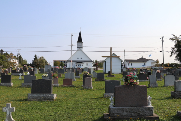 Cimetire de St-Landre, La Matanie, Bas-St-Laurent, Québec