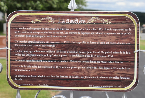 St-Magloire R.C. Cemetery, Les Etchemins, Chaudire-Appalaches, Quebec