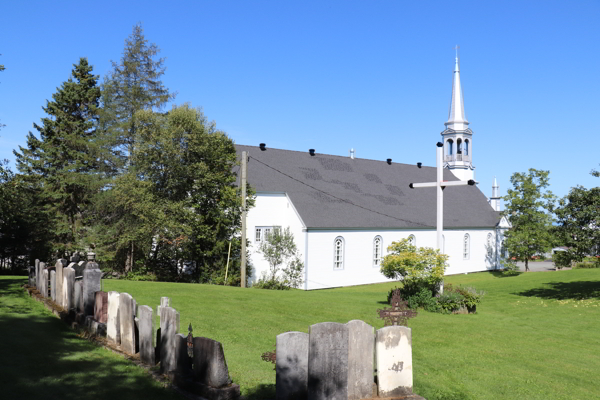 Cimetire (glise) de St-Malo, Coaticook, Estrie, Québec