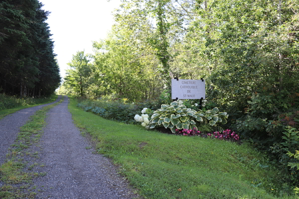 Cimetire (nouveau) de St-Malo, Coaticook, Estrie, Québec