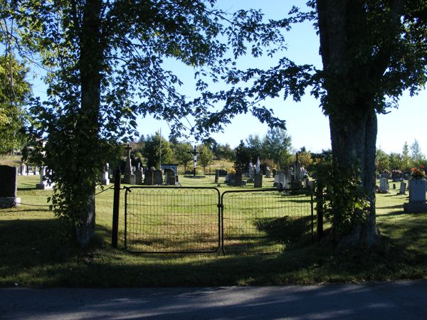 Cimetire de St-Onsime-d'Ixworth, Kamouraska, Bas-St-Laurent, Québec