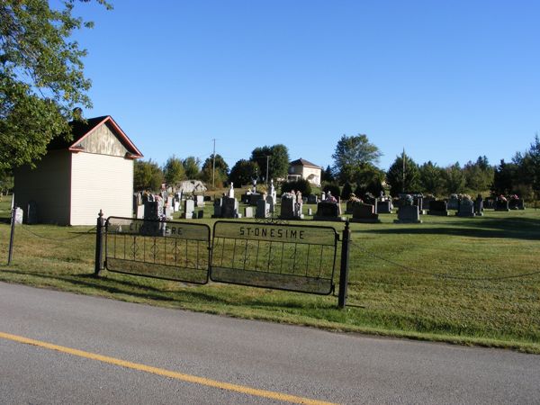 Cimetire de St-Onsime-d'Ixworth, Kamouraska, Bas-St-Laurent, Québec