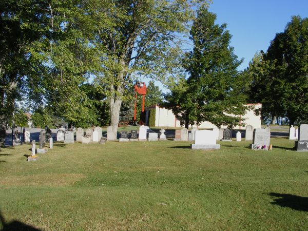 Cimetire de St-Onsime-d'Ixworth, Kamouraska, Bas-St-Laurent, Québec