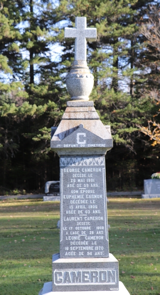 St-Alphonse R.C. Cemetery, Stornoway, Le Granit, Estrie, Quebec