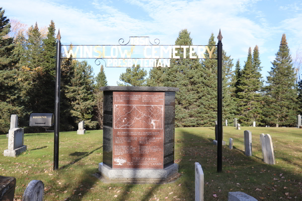 Winslow Cemetery, Stornoway, Le Granit, Estrie, Quebec