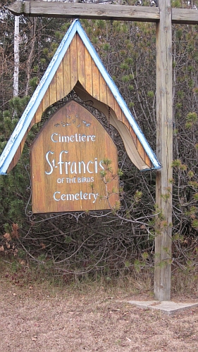 St-Francis of the Birds Cemetery, St-Sauveur, Les Pays-d'en-Haut, Laurentides, Quebec