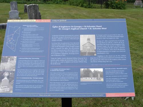 King's (aka St-Sylvester-West aka St-Georges) Cemetery, St-Sylvestre, Lotbinire, Chaudire-Appalaches, Quebec