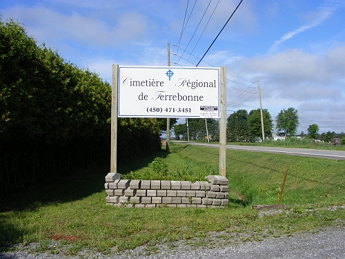 Terrebonne Regional Cemetery, Les Moulins, Lanaudire, Quebec