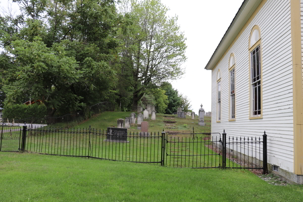 Cimetire United Church, Ulverton, Le Val-Saint-Franois, Estrie, Québec