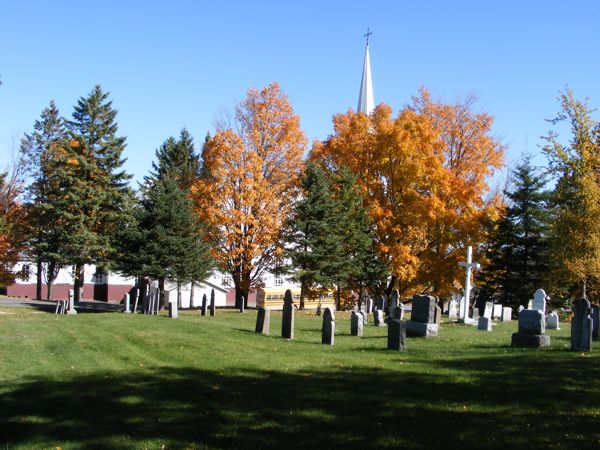 Cimetire (glise) de St-Benjamin, Les Etchemins, Chaudire-Appalaches, Québec