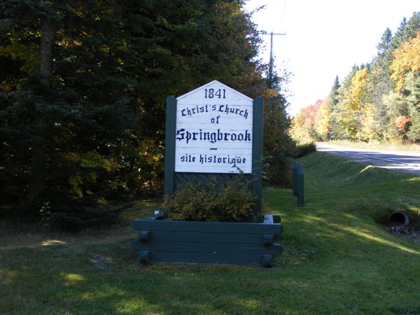 Cimetire Springbrook Anglican, Frampton, La Nouvelle-Beauce, Chaudire-Appalaches, Québec