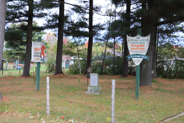 St-Peter's Ancient R.C. Chapel Cemetery (Wickham tw.), Wheatland, Drummondville, Drummond, Centre-du-Qubec, Quebec