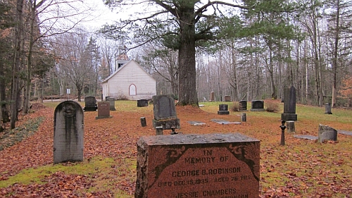 Cimetire Old Shrewsbury-in-the-Bush Anglican Church, Shrewsbury, Gore, Argenteuil, Laurentides, Québec