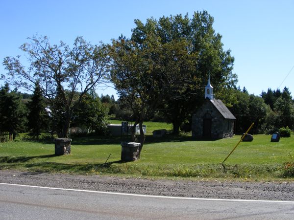 Ancien cimetire (1er) de Ste-Anne-de-la-Pocatire, La Pocatire, Kamouraska, Bas-St-Laurent, Québec