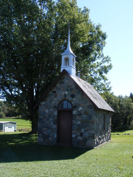 Ancien cimetire (1er) de Ste-Anne-de-la-Pocatire, La Pocatire, Kamouraska, Bas-St-Laurent, Québec