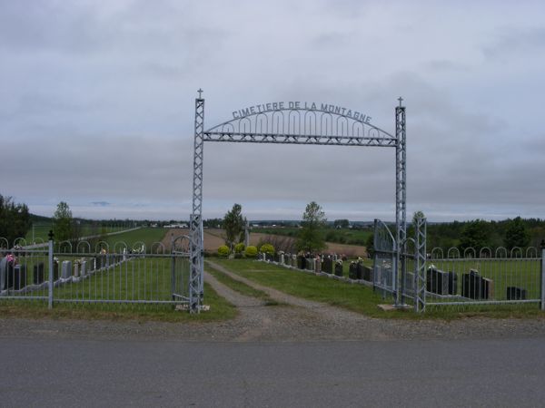 De la Montagne R.C. Cemetery, La Pocatire, Kamouraska, Bas-St-Laurent, Quebec