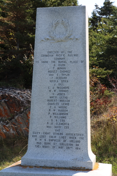 Empress of Ireland Cemetery, Pointe-au-Pre, Rimouski, Rimouski-Neigette, Bas-St-Laurent, Quebec