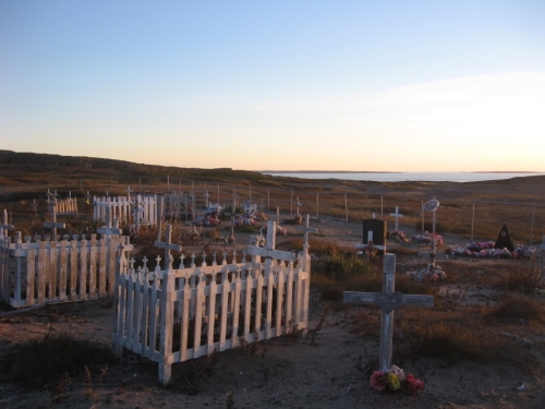 Cimetire d'Umiujaq, Kativik, Nord-du-Qubec, Québec