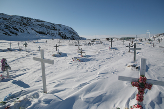 Cimetire d'Ivujivik, Kativik, Nord-du-Qubec, Québec