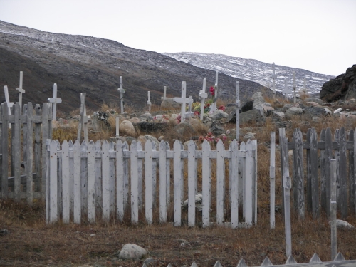 Cimetire de Salluit, Kativik, Nord-du-Qubec, Québec