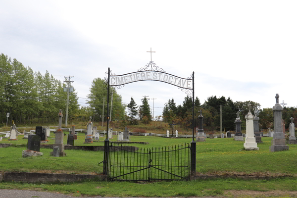 Cimetire (glise) de St-Octave-de-Mtis, La Mitis, Bas-St-Laurent, Québec