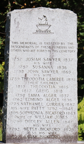 Sawyer Brook Hill Cemetery, Sawyerville, Cookshire-Eaton, Le Haut-Saint-Franois, Estrie, Quebec