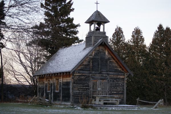 Ancien cimetire du Poste de la Mtabetchouane, Desbiens, Lac-St-Jean-Est, Saguenay-Lac-St-Jean, Québec