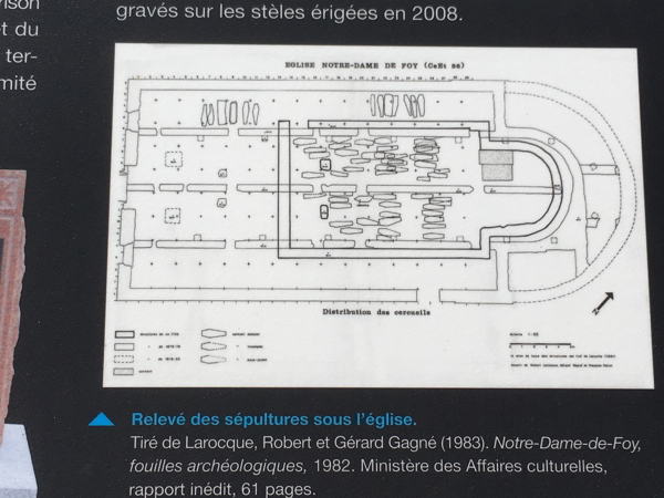 Ancienne crypte de l'glise Notre-Dame-de-Foy, Ste-Foy, Qubec, Capitale-Nationale, Québec