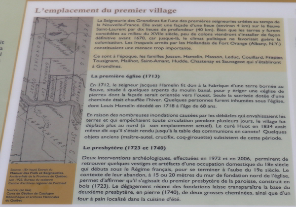 Ancienne crypte de l'glise de Grondines, Deschambault-Grondines, Portneuf, Capitale-Nationale, Québec