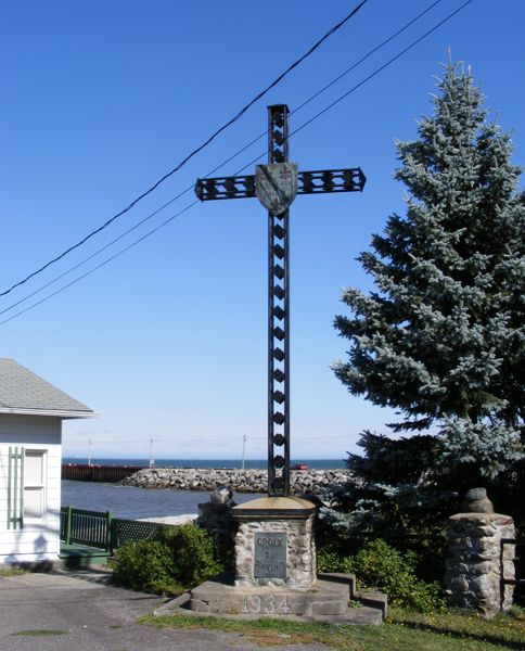 Ancien cimetire (1er) de Trois-Pistoles, Les Basques, Bas-St-Laurent, Québec